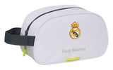 White/Grey Single-Handle Adaptable Toiletry Bag