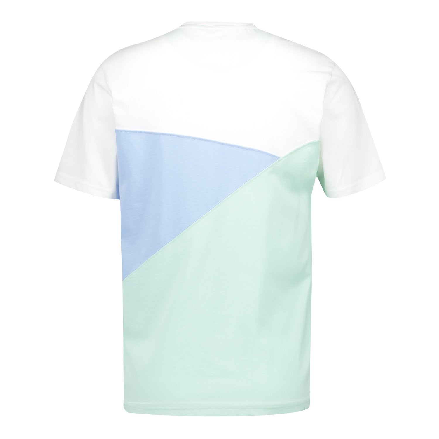 Mens Pastel Diagonal Panel T-shirt Multicolor Real Madrid