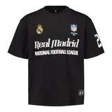 Camiseta Hombre Real Madrid x NFL Negra
