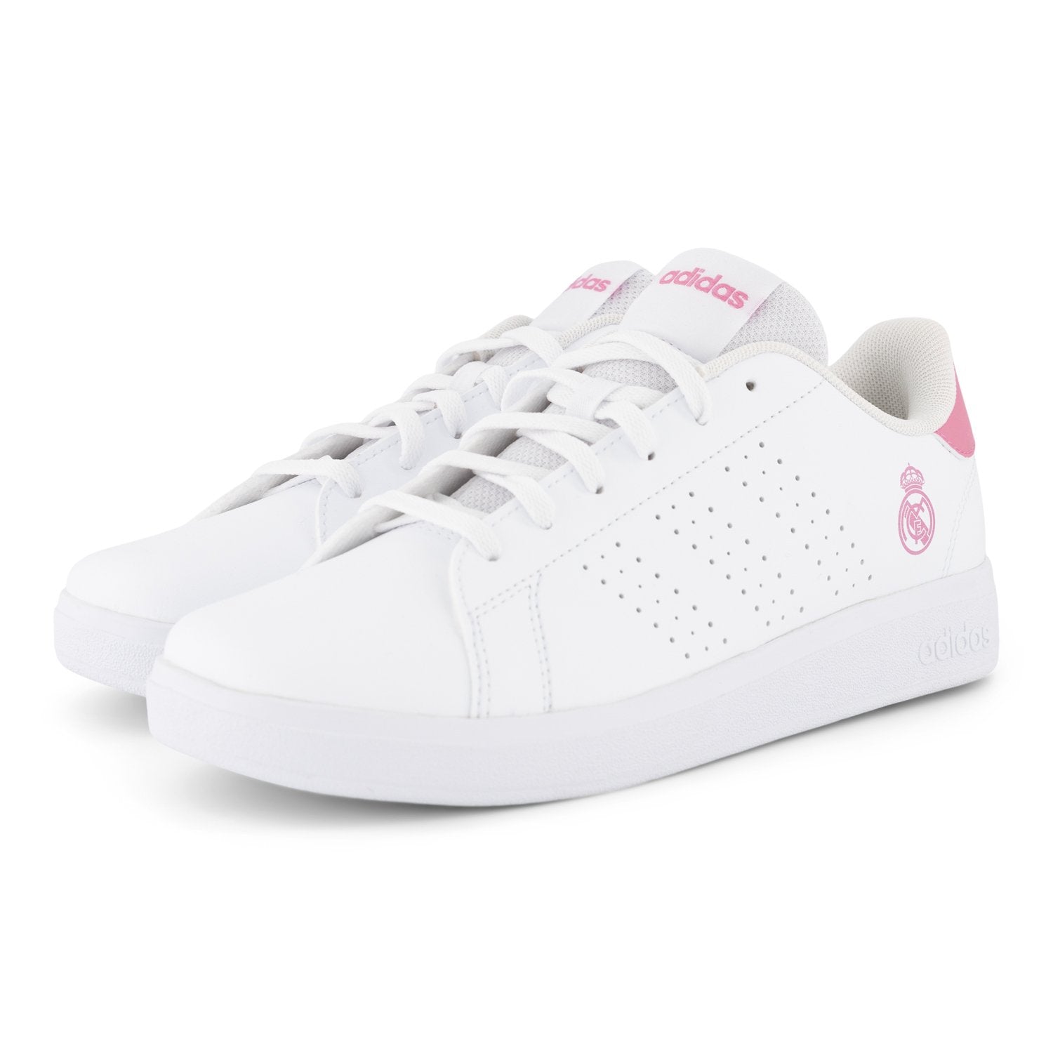 adidas Kids Advantage 2.0 Shoes White/Pink
