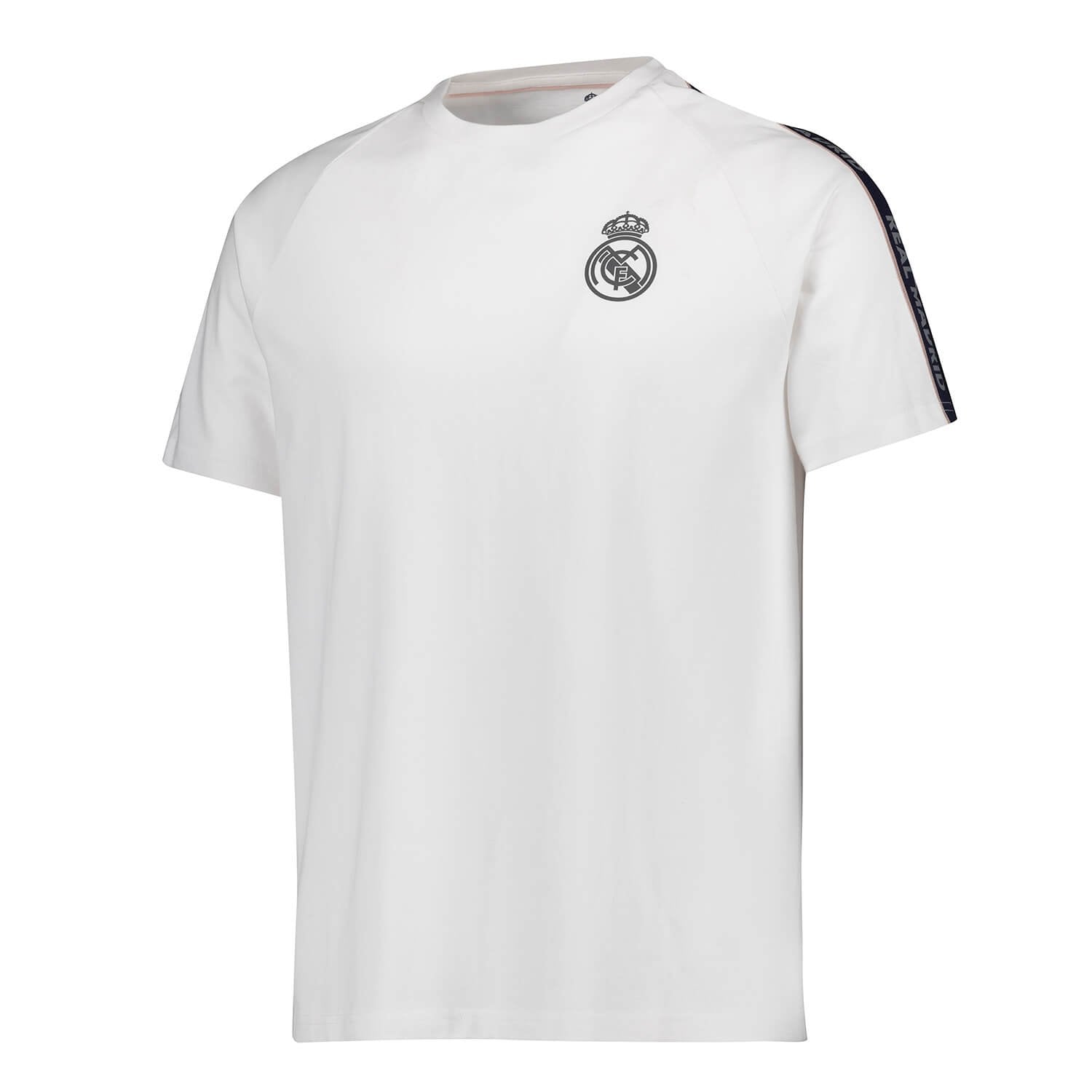 Mens Tape T-Shirt White Real Madrid
