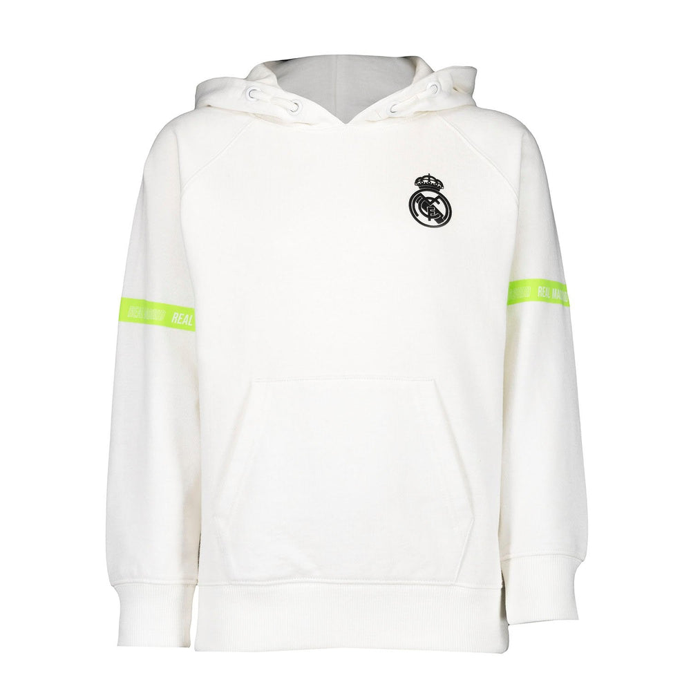 Kids Hoodie Fan Kids Tape Sleeve White Real Madrid