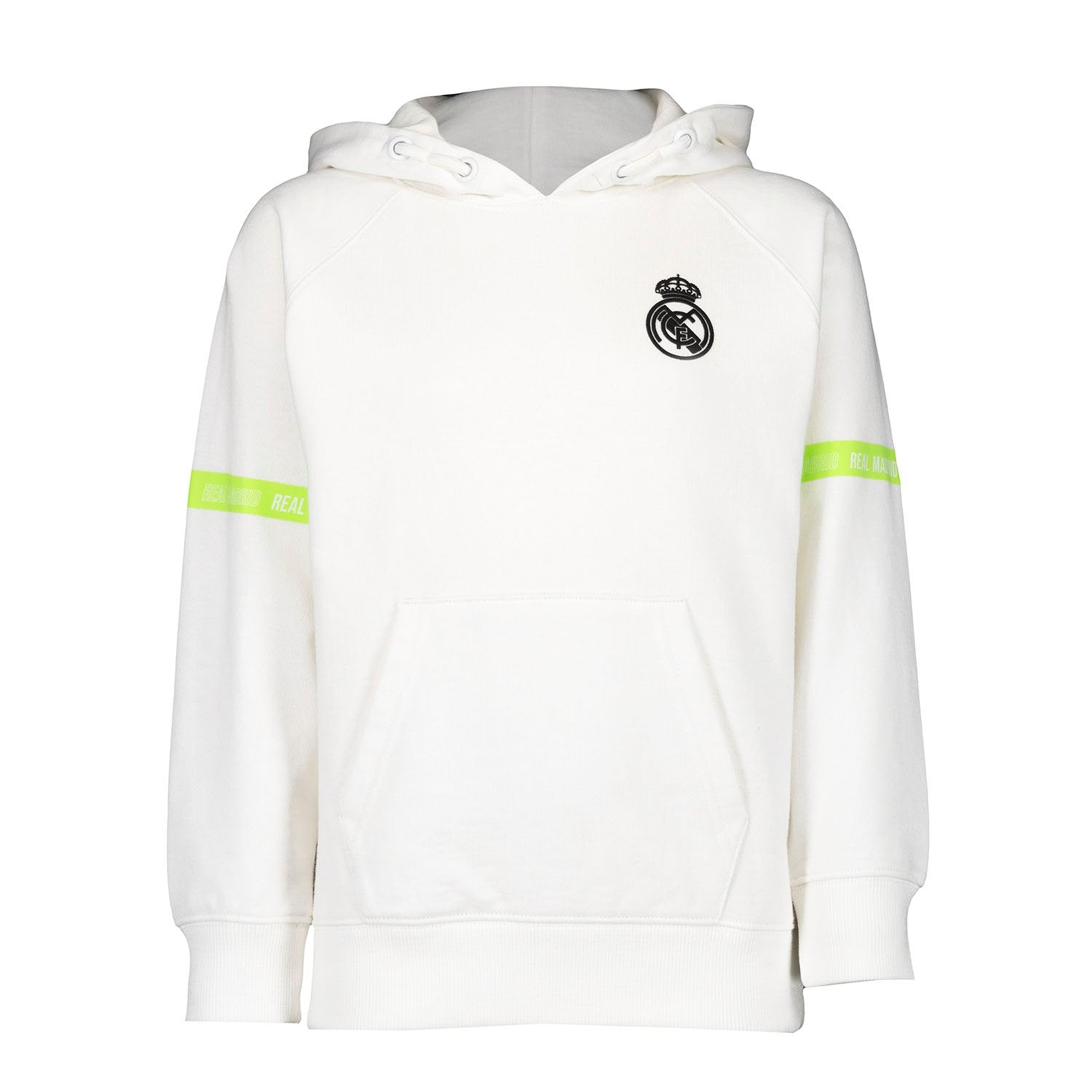 Kids Hoodie Fan Kids Tape Sleeve White Real Madrid