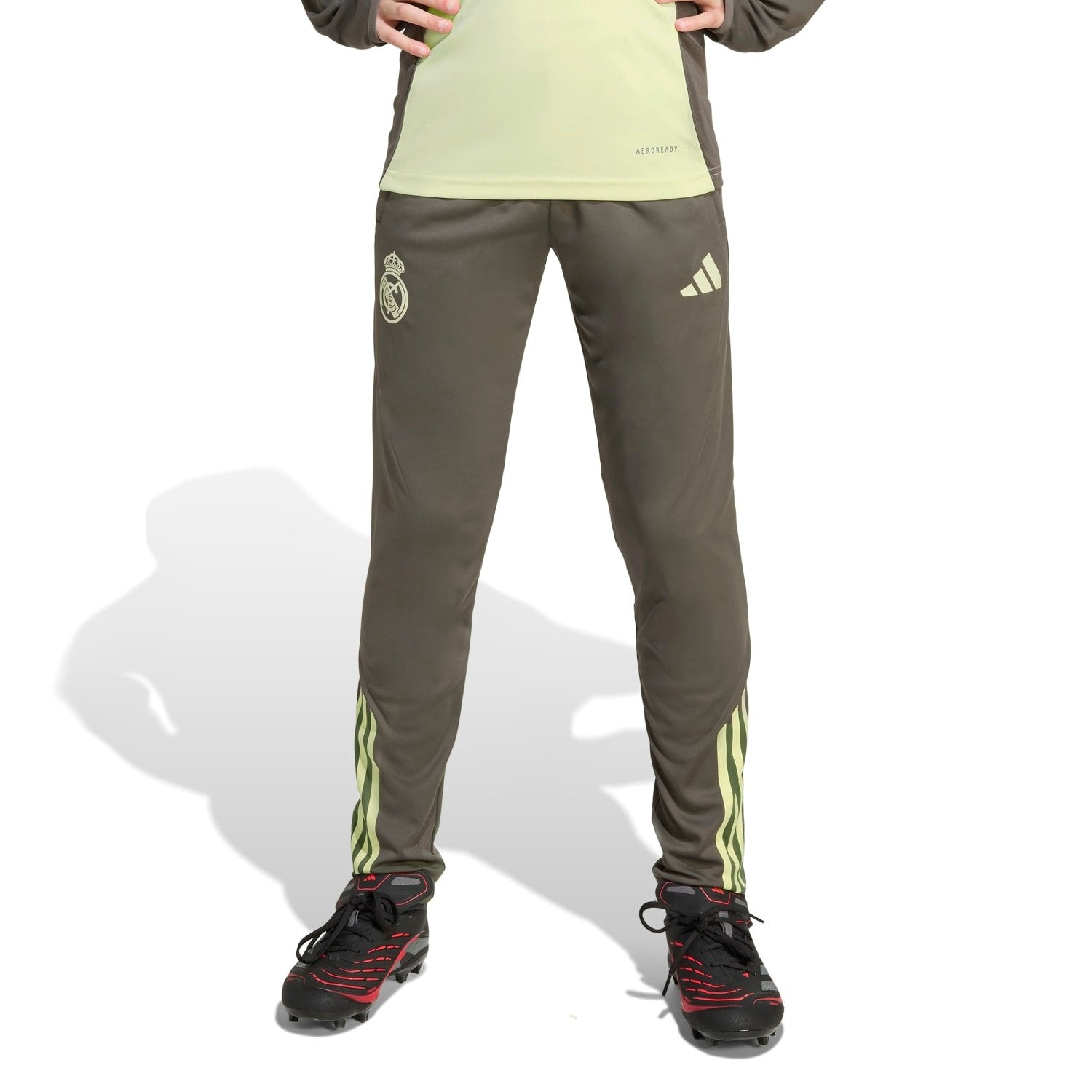 adidas Real Madrid トレーニングパンツ 2？3XL Kids adidas Training Pants 25/26 Dark Olive – Official Real Madrid