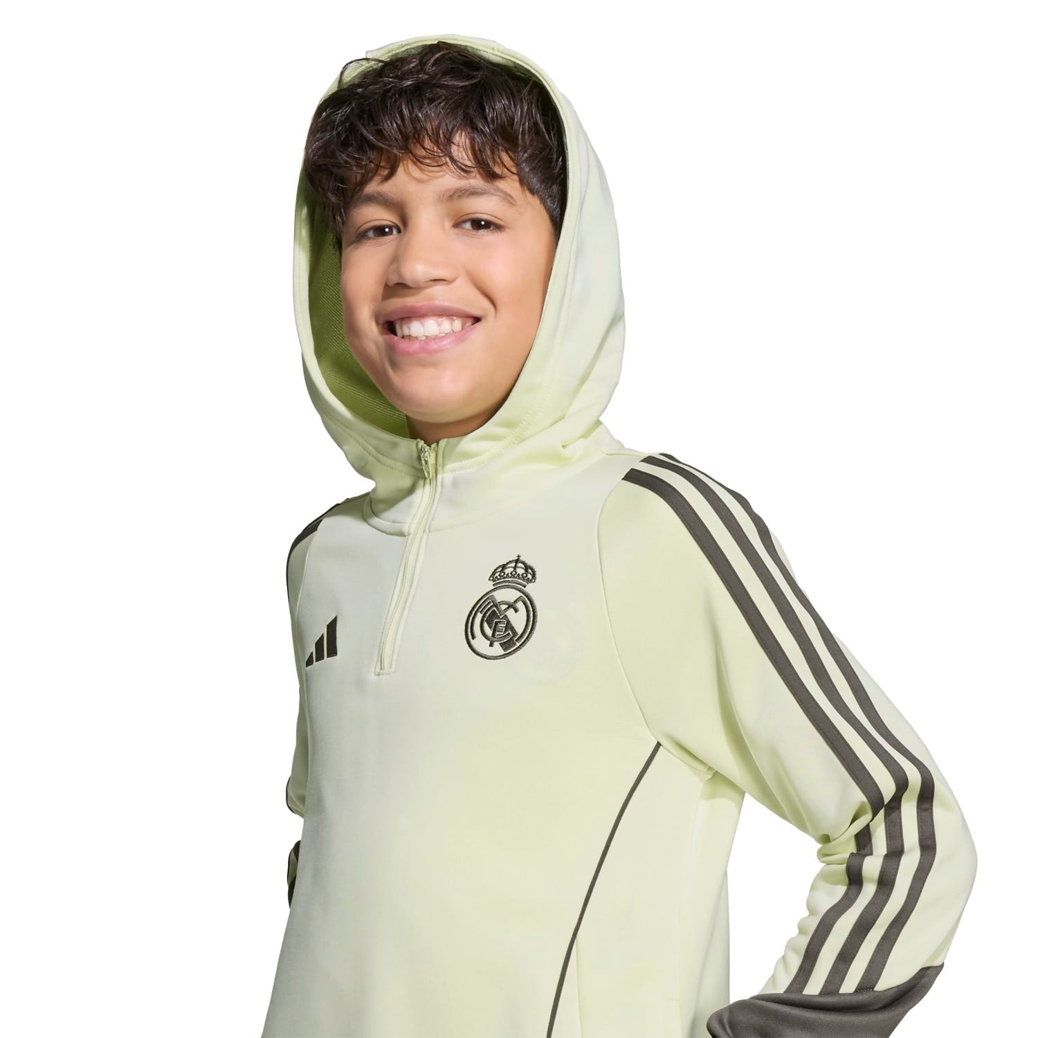 Kids adidas Training Hoodie 25/26 Lime Green – Official Real