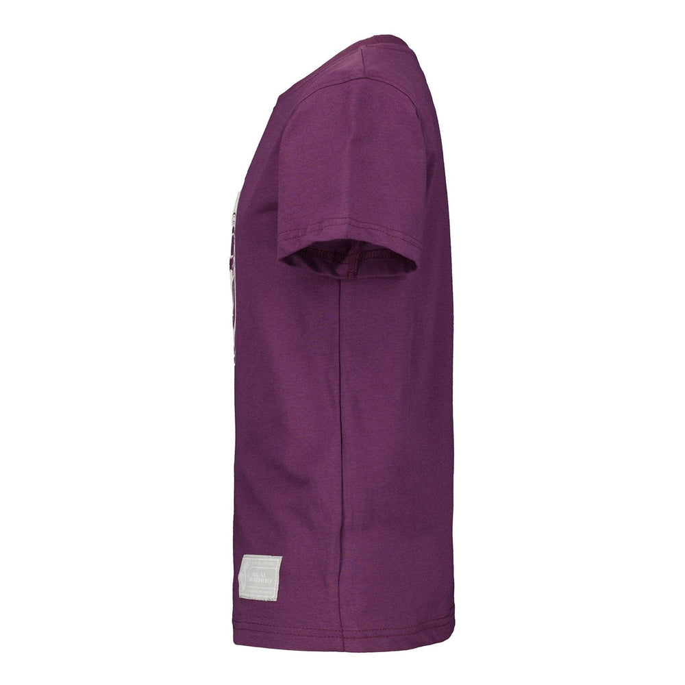 Kids Color Crest T-Shirt Purple Real Madrid