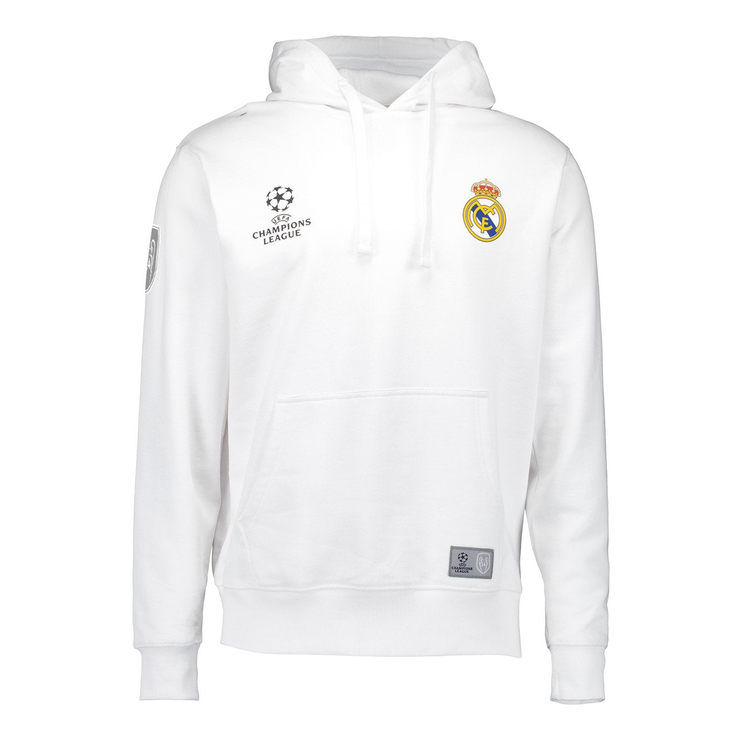 Mens UCL 14 Champions Hoodie White