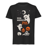 T-shirt enfant noir Halloween Trick or Treat – Real Madrid