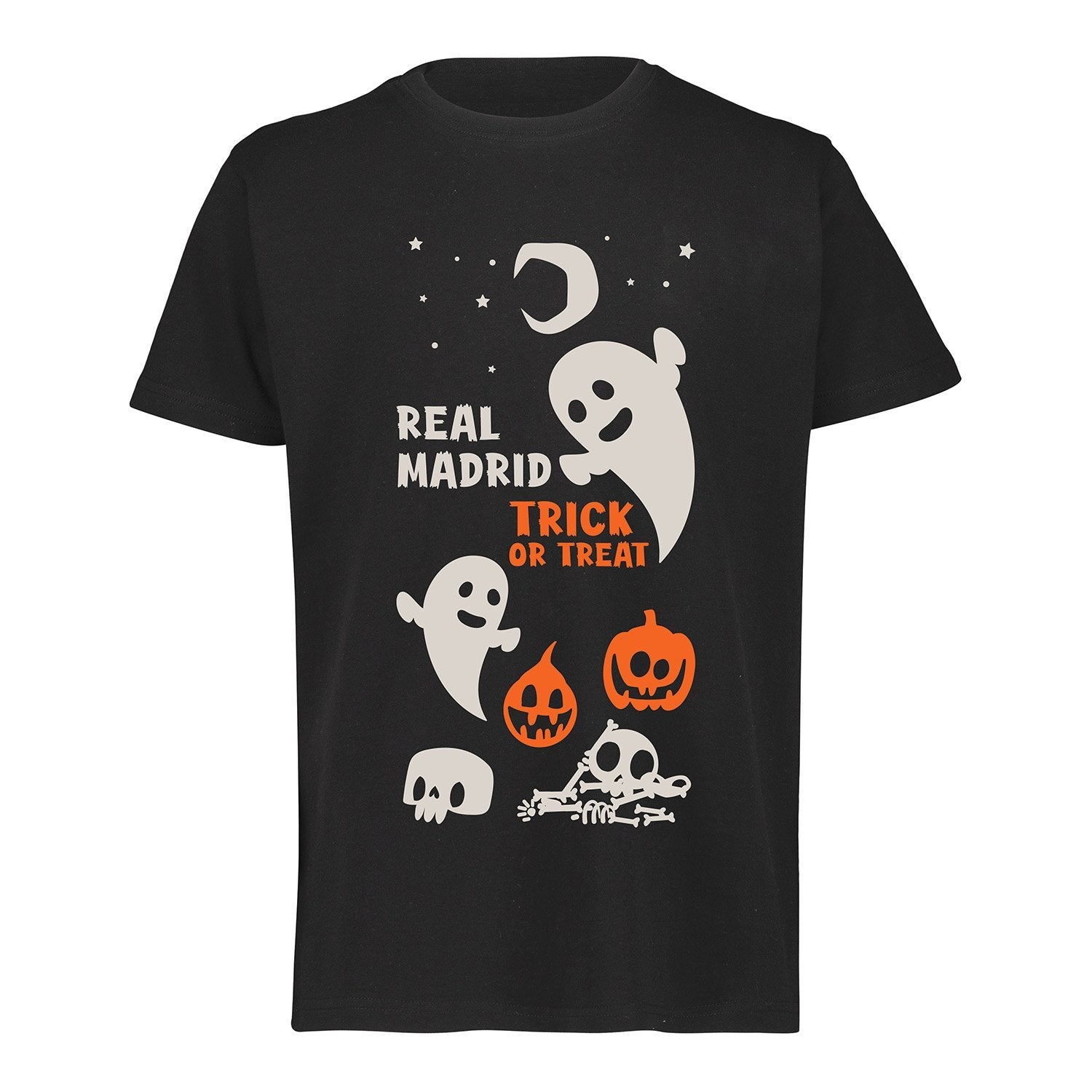 Kids Halloween Trick or Treat T-Shirt Black Real Madrid