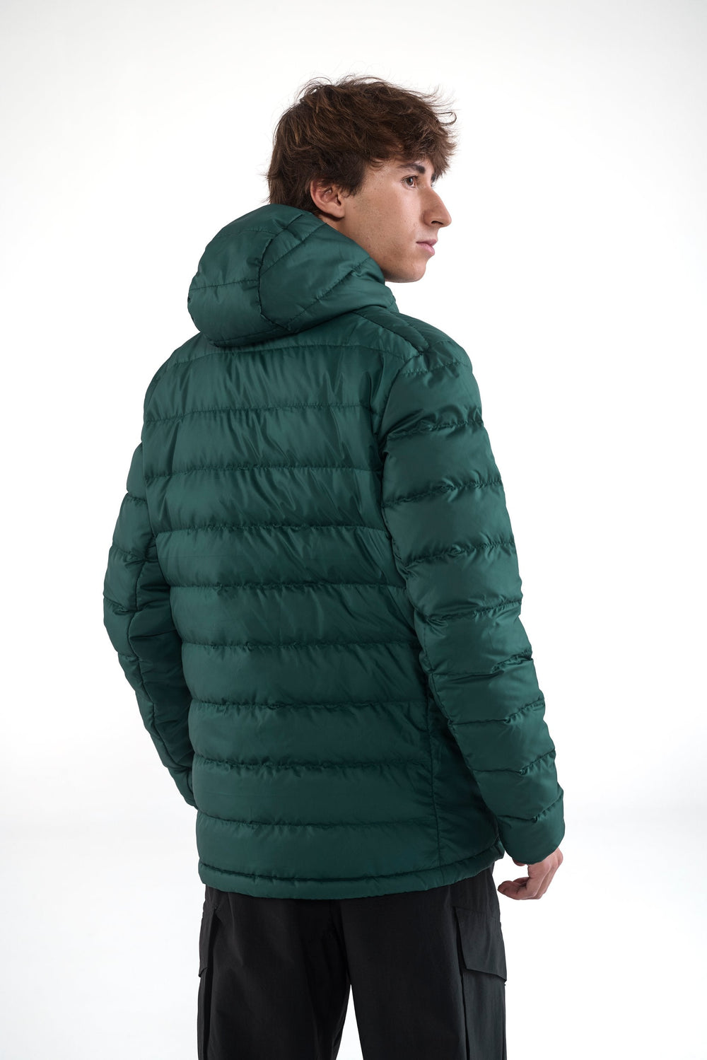Mens adidas Terrex CLIMAWARM Rain Down Jacket Green
