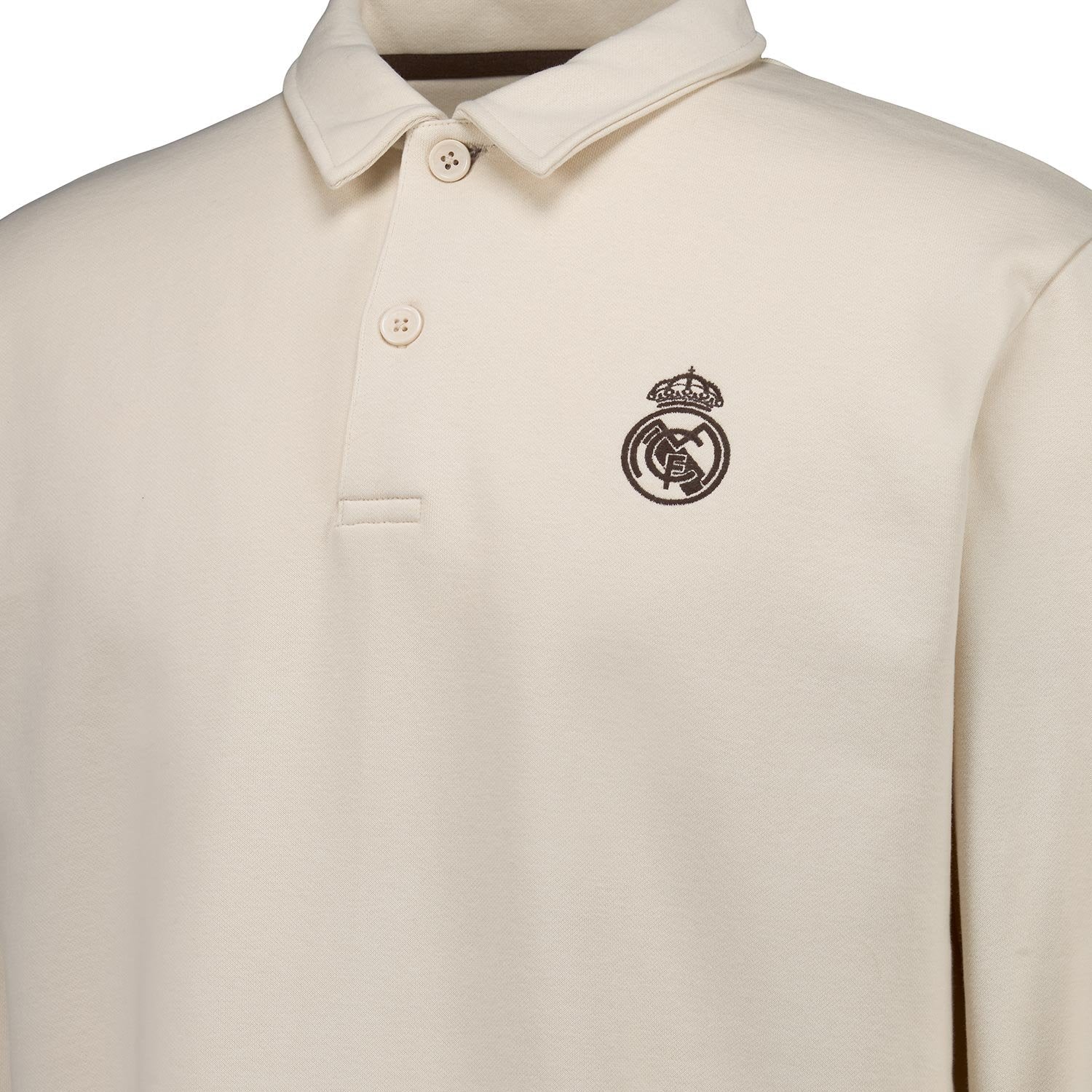 Mens Classic Polo Sweatshirt Beige