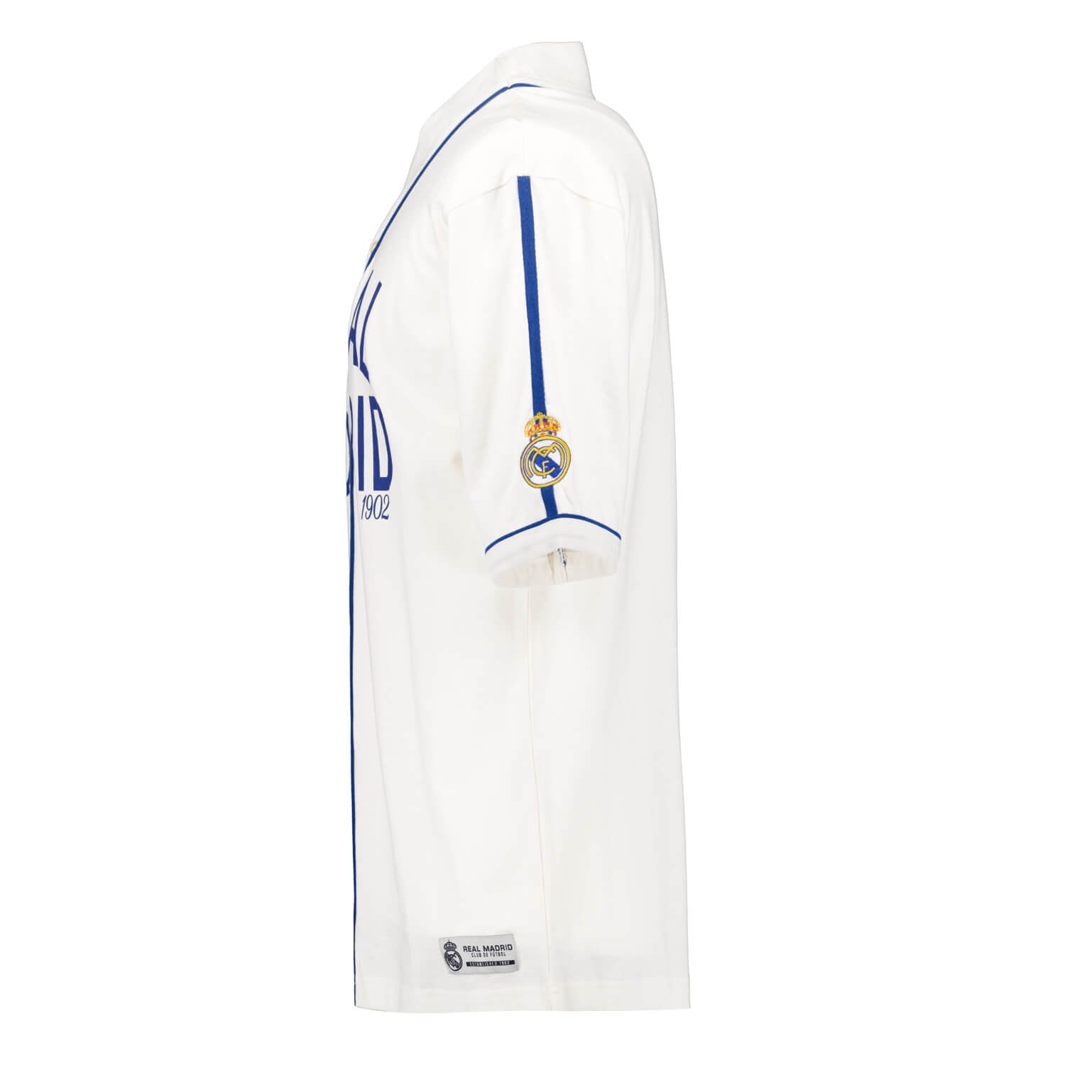 Mens Baseball Shirt Off White Real Madrid