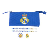 Set de Papelería Portatodo Triple Real Madrid