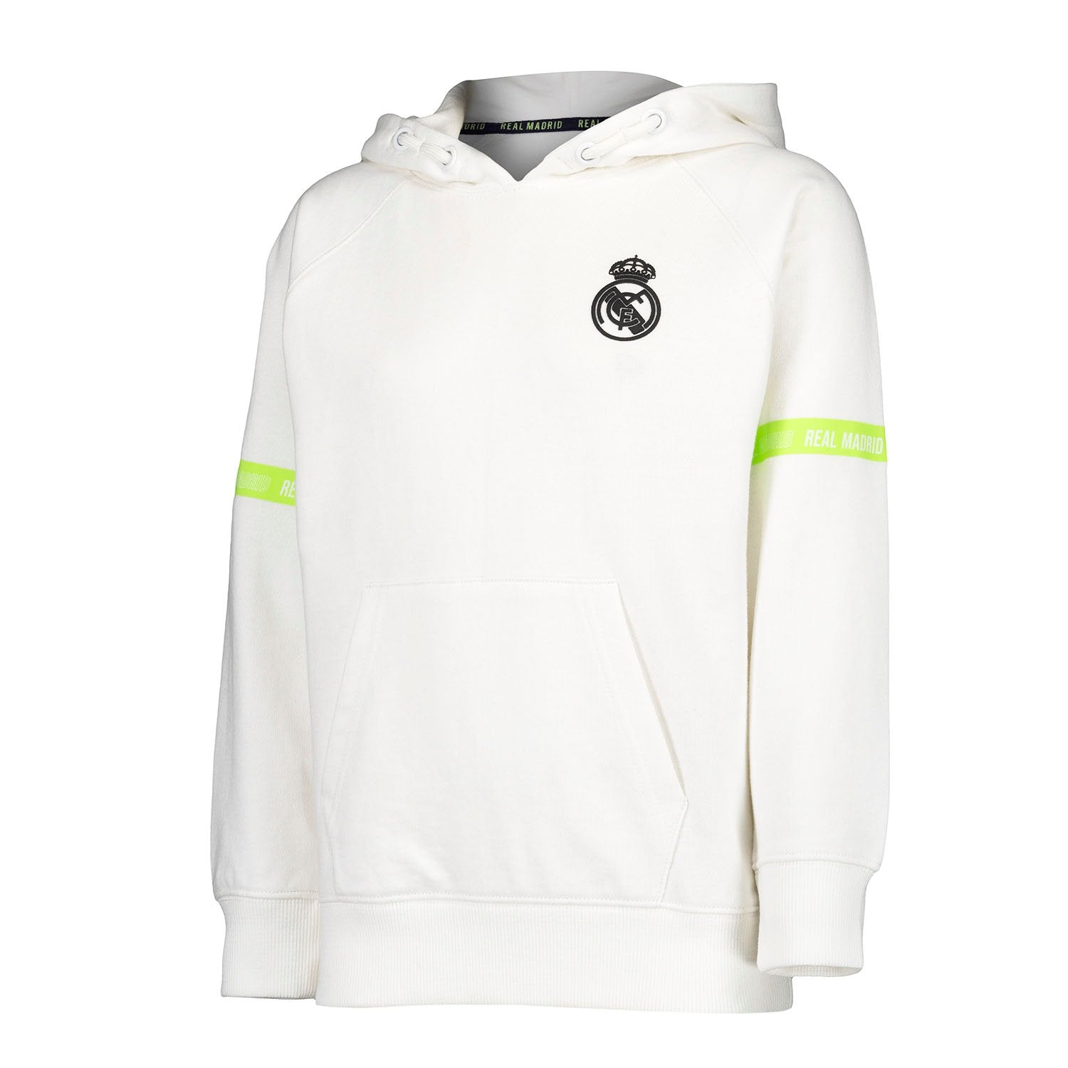 Kids Hoodie Fan Kids Tape Sleeve White Real Madrid
