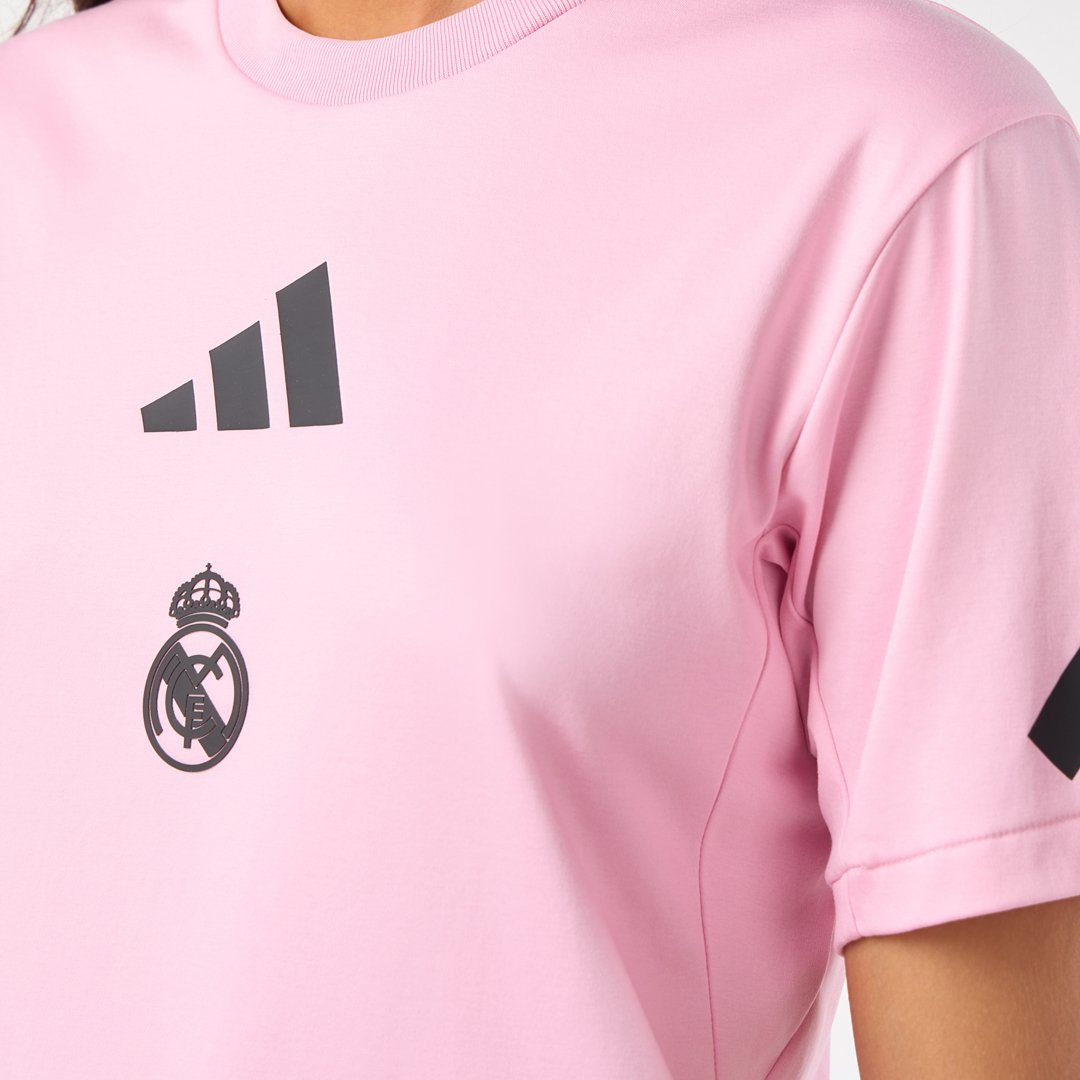 Womens adidas Real Urban T-Shirt Pink – Official Real Madrid Store