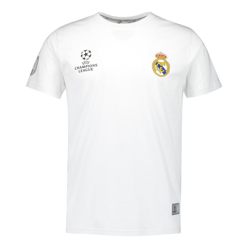 Mens UCL 14 Champions T-Shirt White