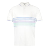 Polo Rayé Multicolore Blanc Real Madrid hommes
