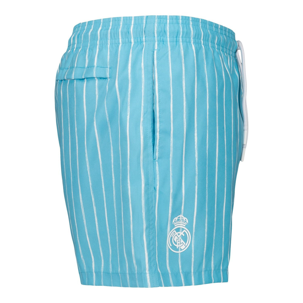 Mens Swimshort Thin Stripes Aquamarine
