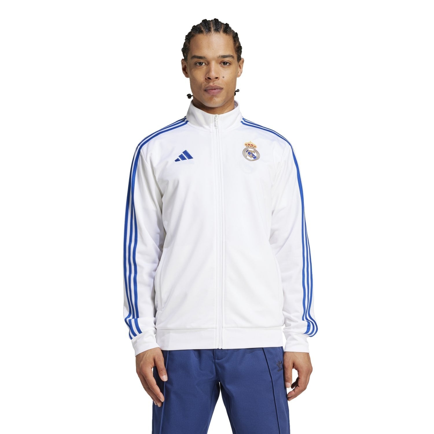 Mens adidas DNA Track Top 25/26 White