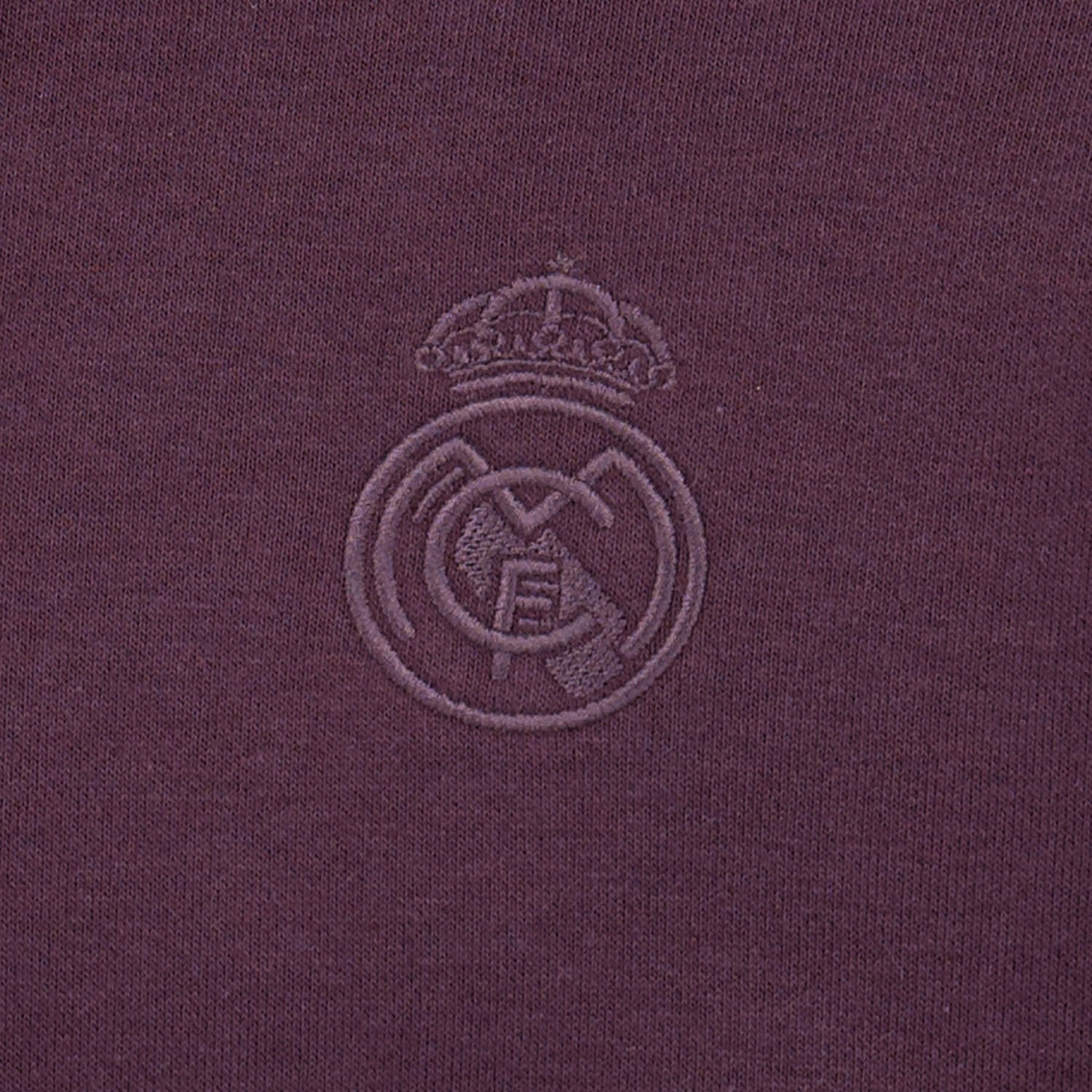 Mens Plum Noir 1/4 Zip Sweat Plum – Official Real Madrid Store