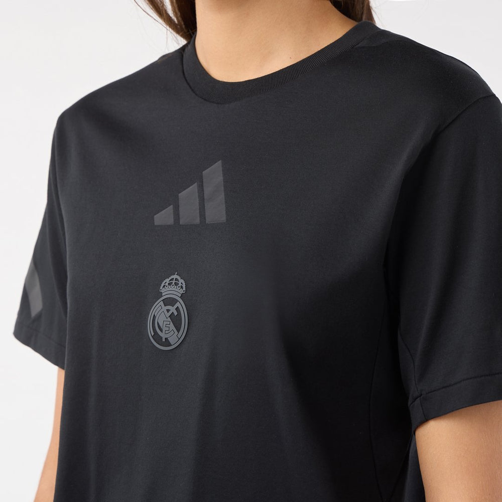 Womens adidas Real Urban T-Shirt Black