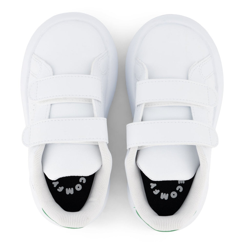adidas Infant Advantage Shoes White/Green