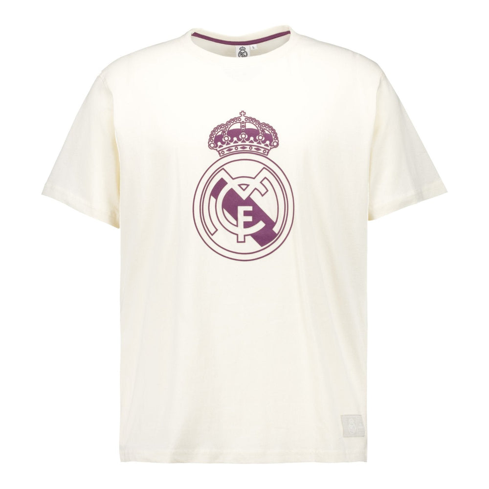 Mens Color Crest T-Shirt Off White Real Madrid