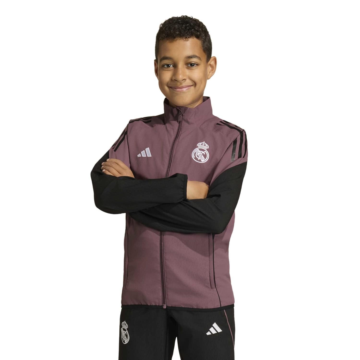 Youth adidas Training Tracksuit Jacket 25/26 Purple
