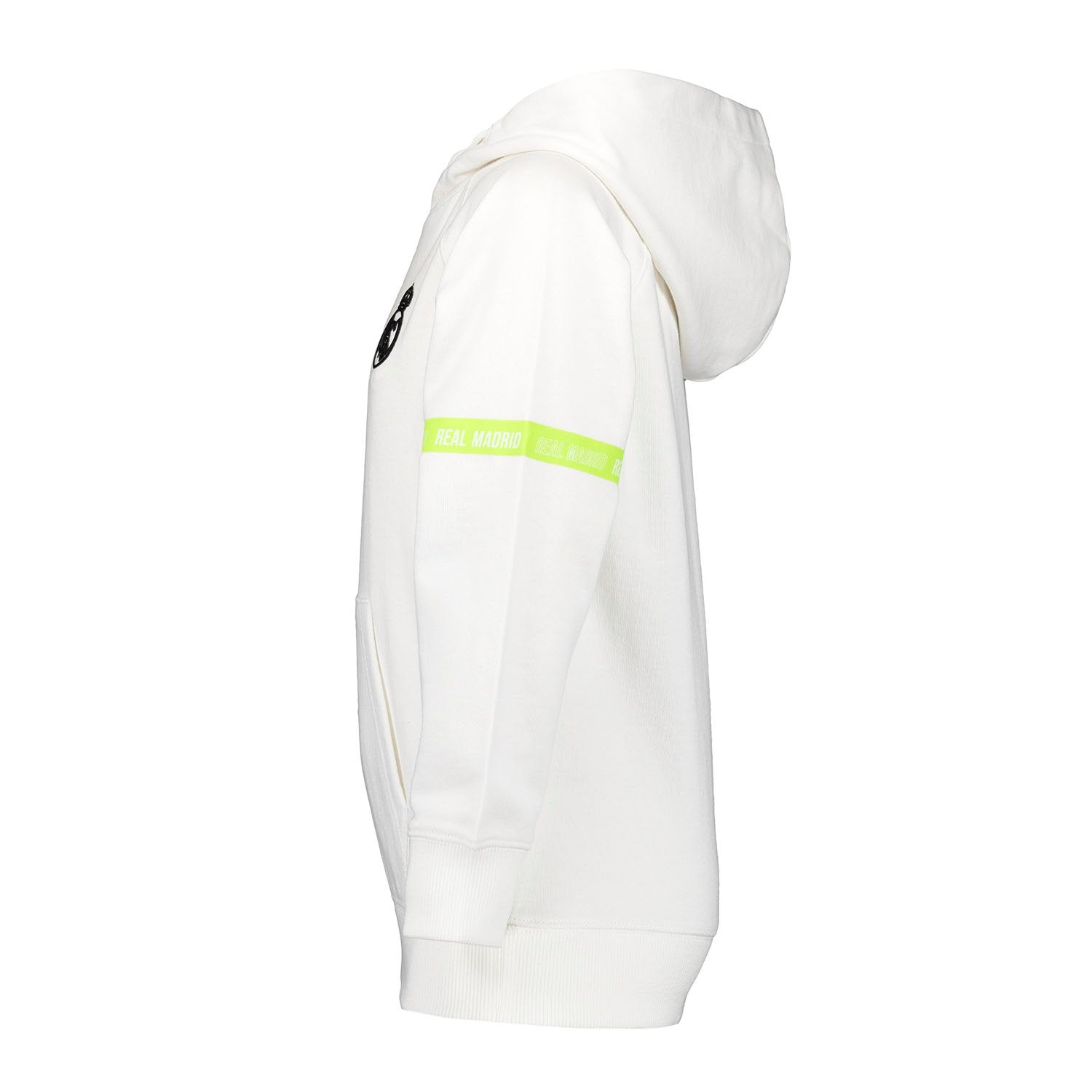 Kids Hoodie Fan Kids Tape Sleeve White Real Madrid
