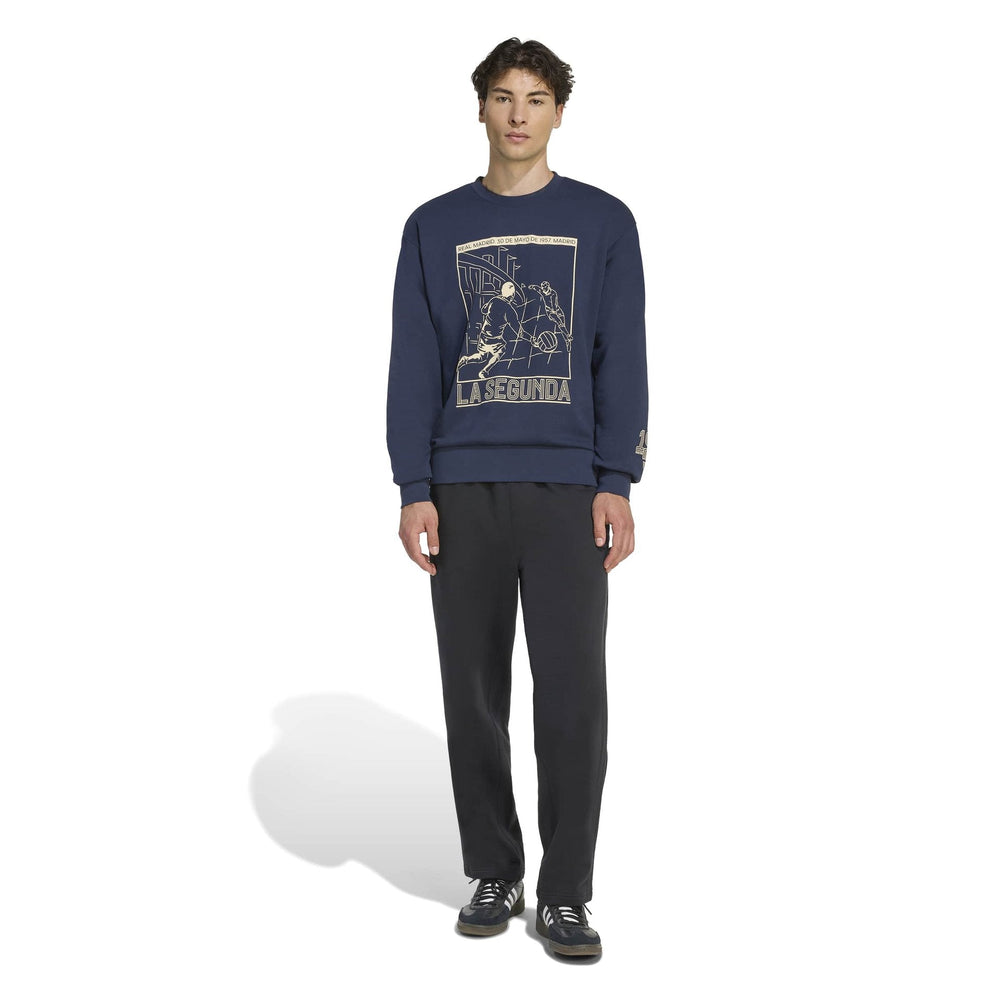 Mens adidas Heritage Pack Sweatshirt Navy | 1957