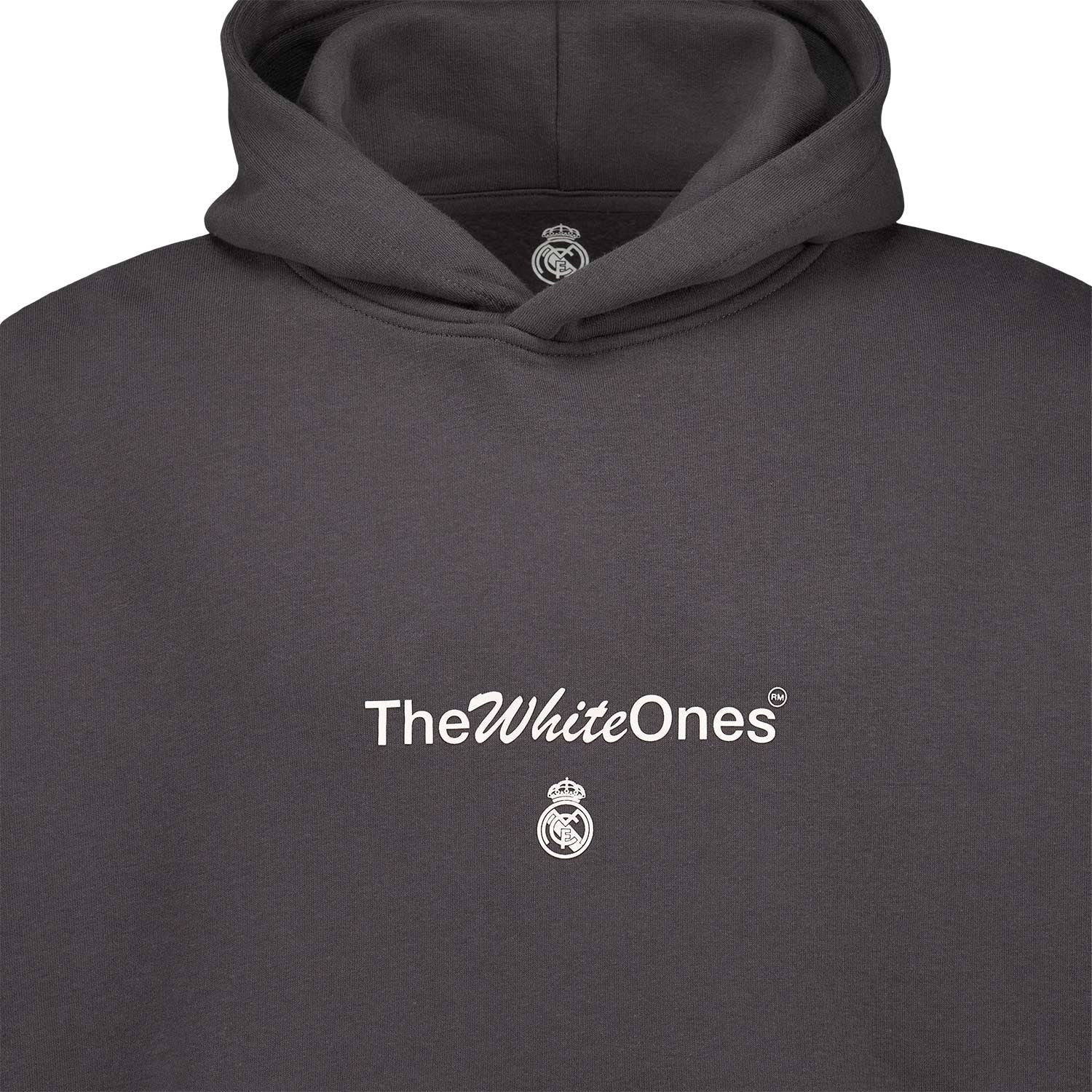 Mens The White Ones Graphic Hoodie Black