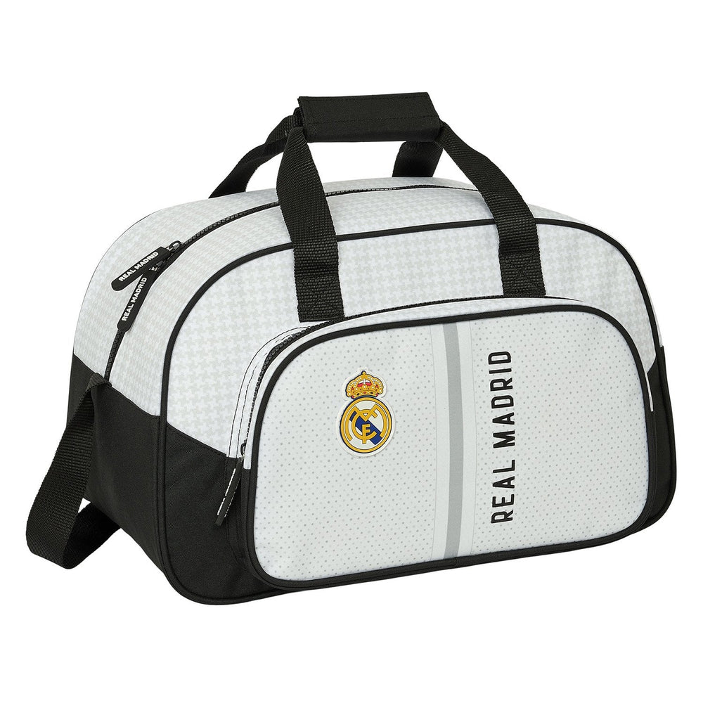 Rounded Sport Bag White/Black Real Madrid