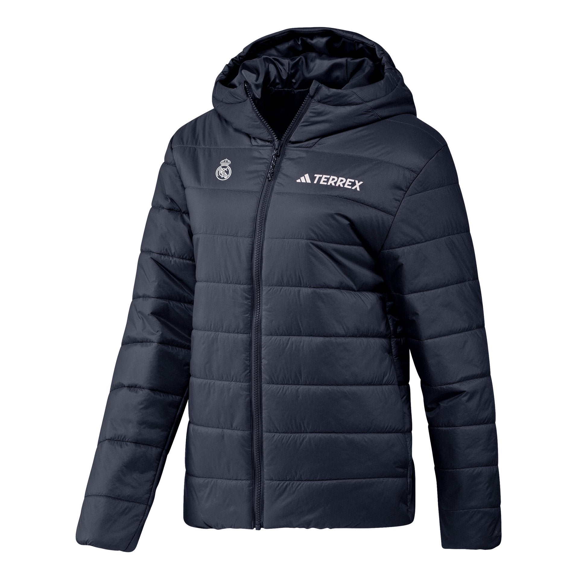 Womens adidas Terrex CLIMAWARM Insulated Rain Jacket Navy