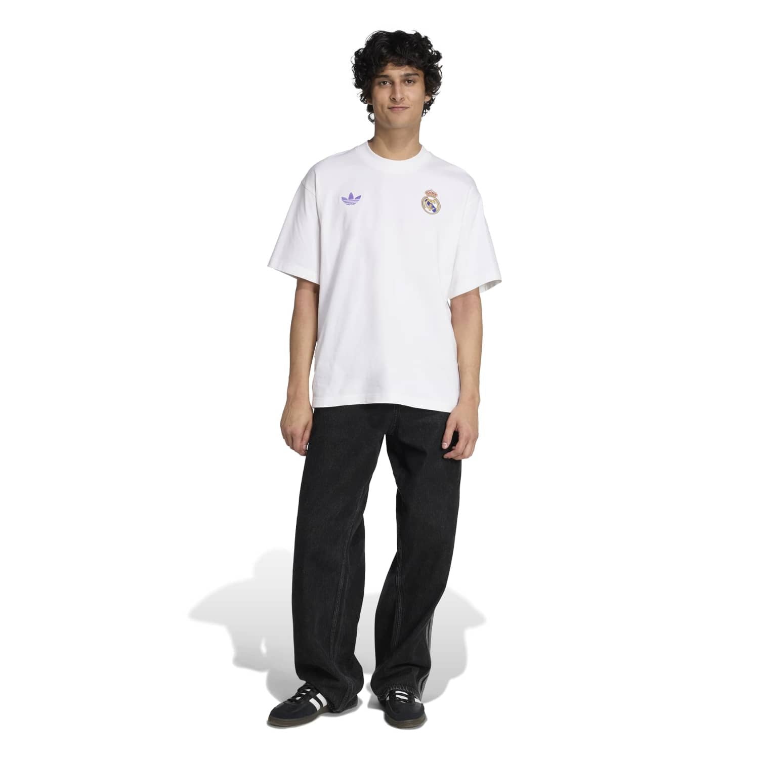 Mens adidas Originals LFSTLR T-Shirt 25/26 White – Real Madrid