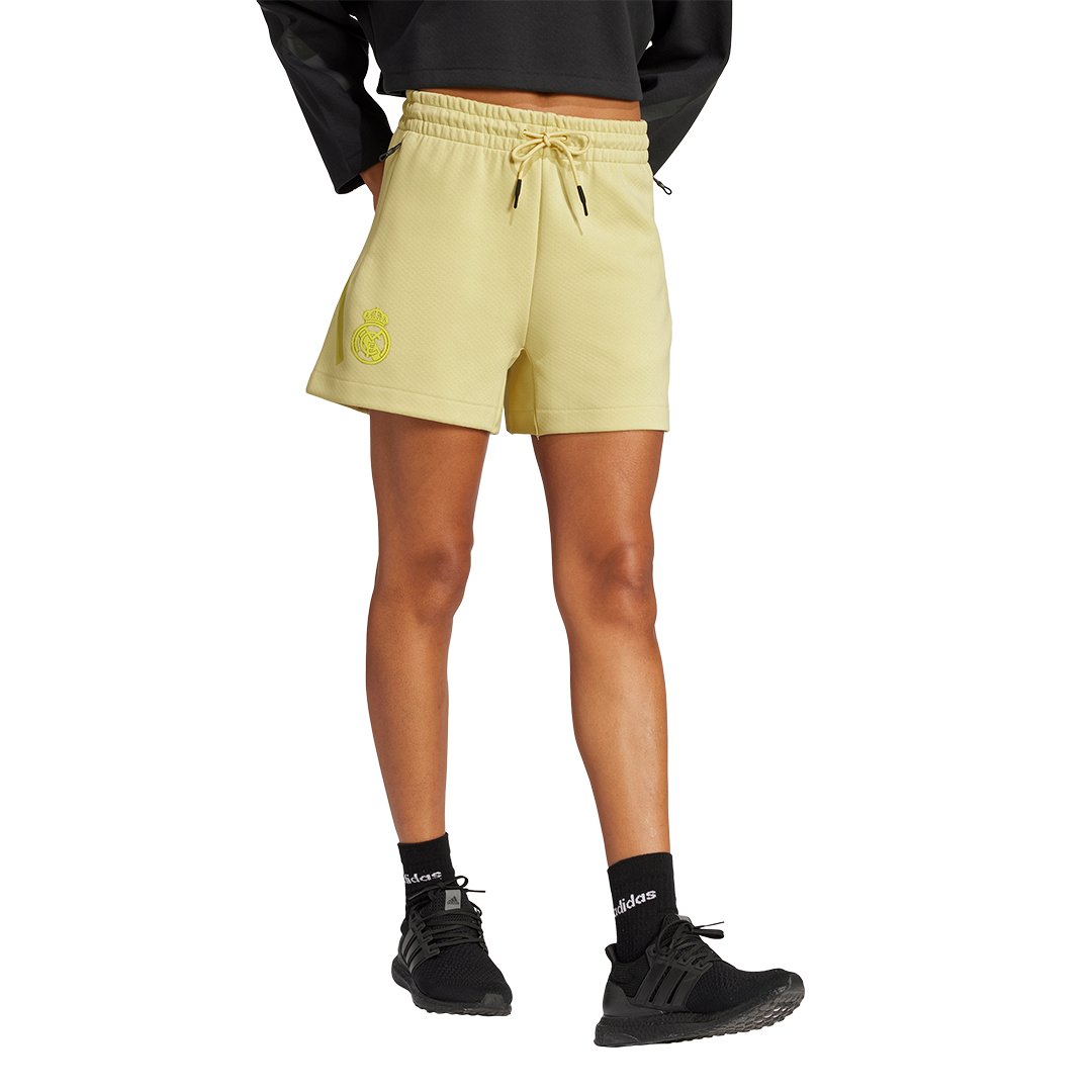 Womens adidas Real Urban Shorts Yellow