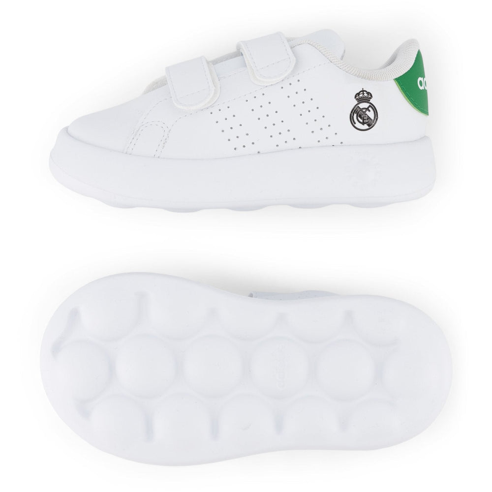 adidas Infant Advantage Shoes White/Green