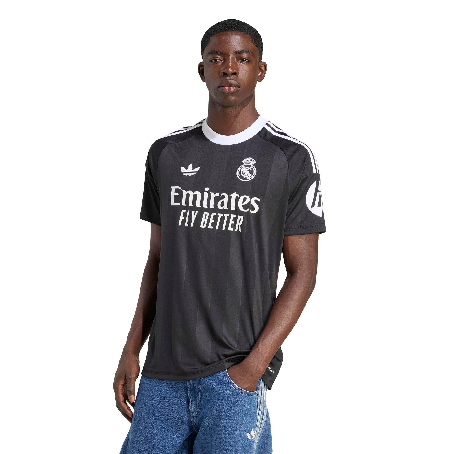 Mens Goalkeeper Shirt 25/26 Black – Official Real Madrid Store