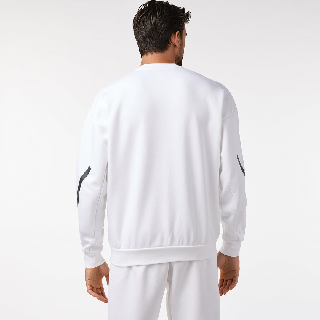 Mens adidas Real Urban Crew Sweatshirt White
