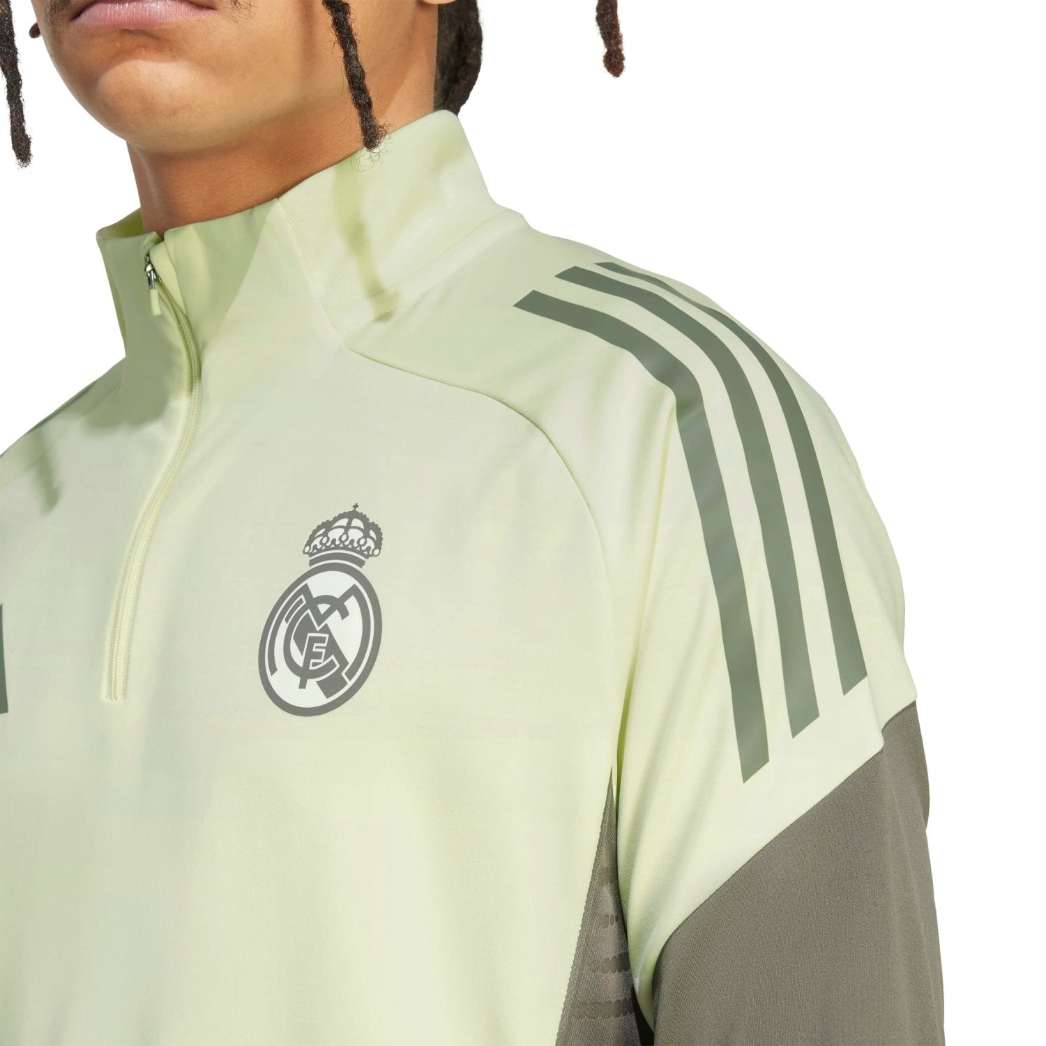 Mens adidas Training Top 25/26 Lime Green – The Official Real