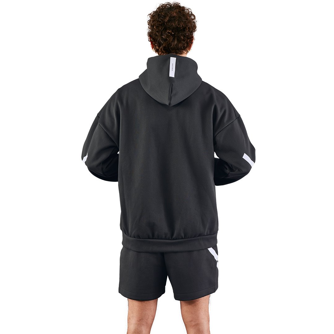Mens adidas Real Urban Full Zip Hoodie Black – Official Real