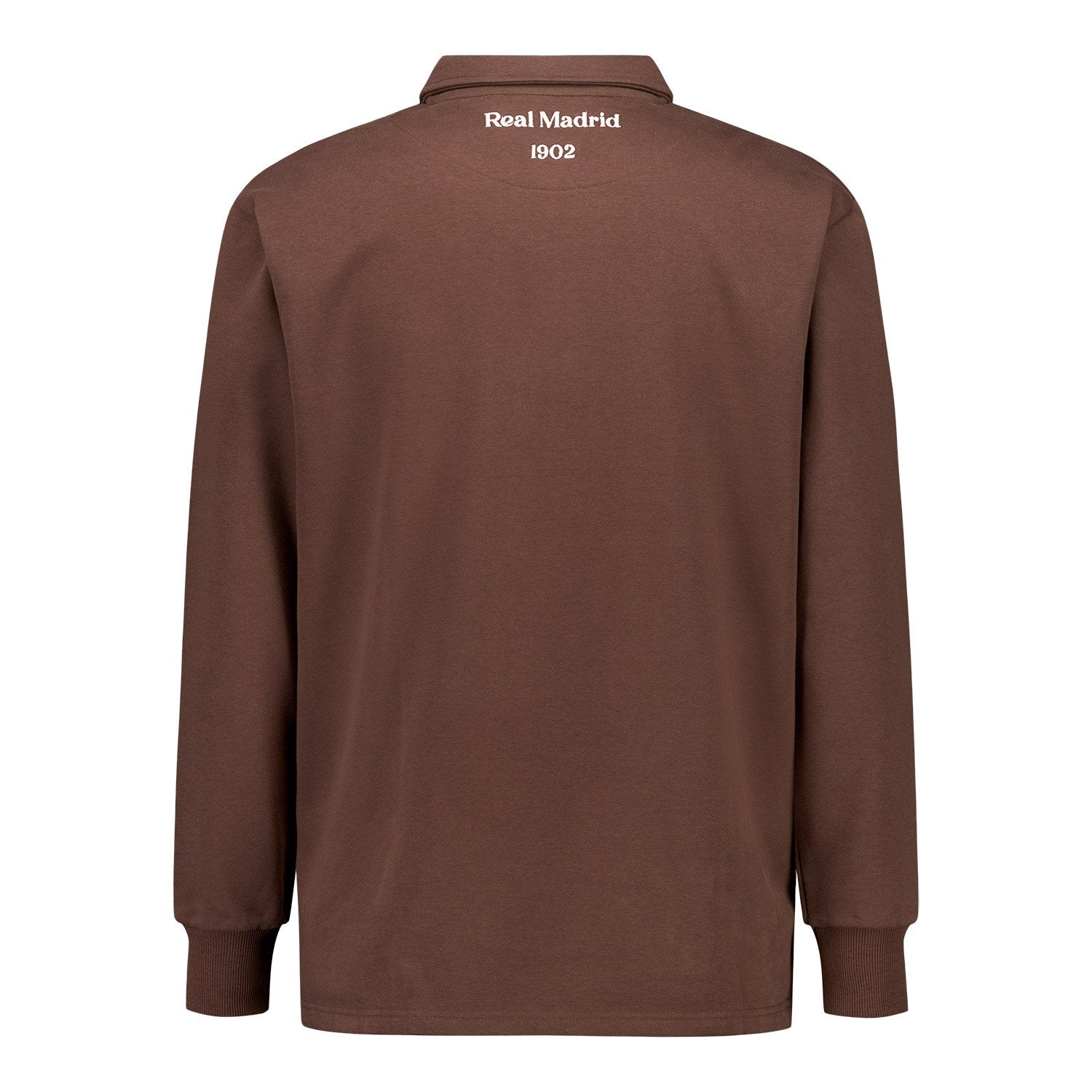 Mens Classic Polo Sweatshirt Brown