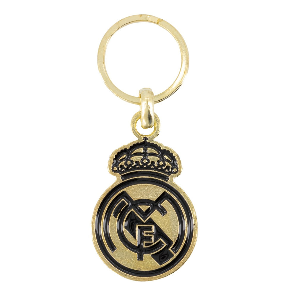 Keyring Crest Gold-Black Real Madrid
