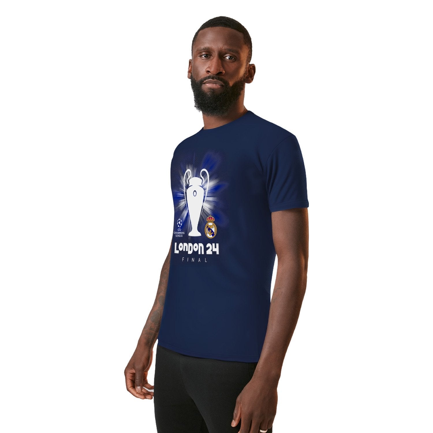 Mens UCL Final London 24 T-Shirt Navy – Official Real Madrid Store
