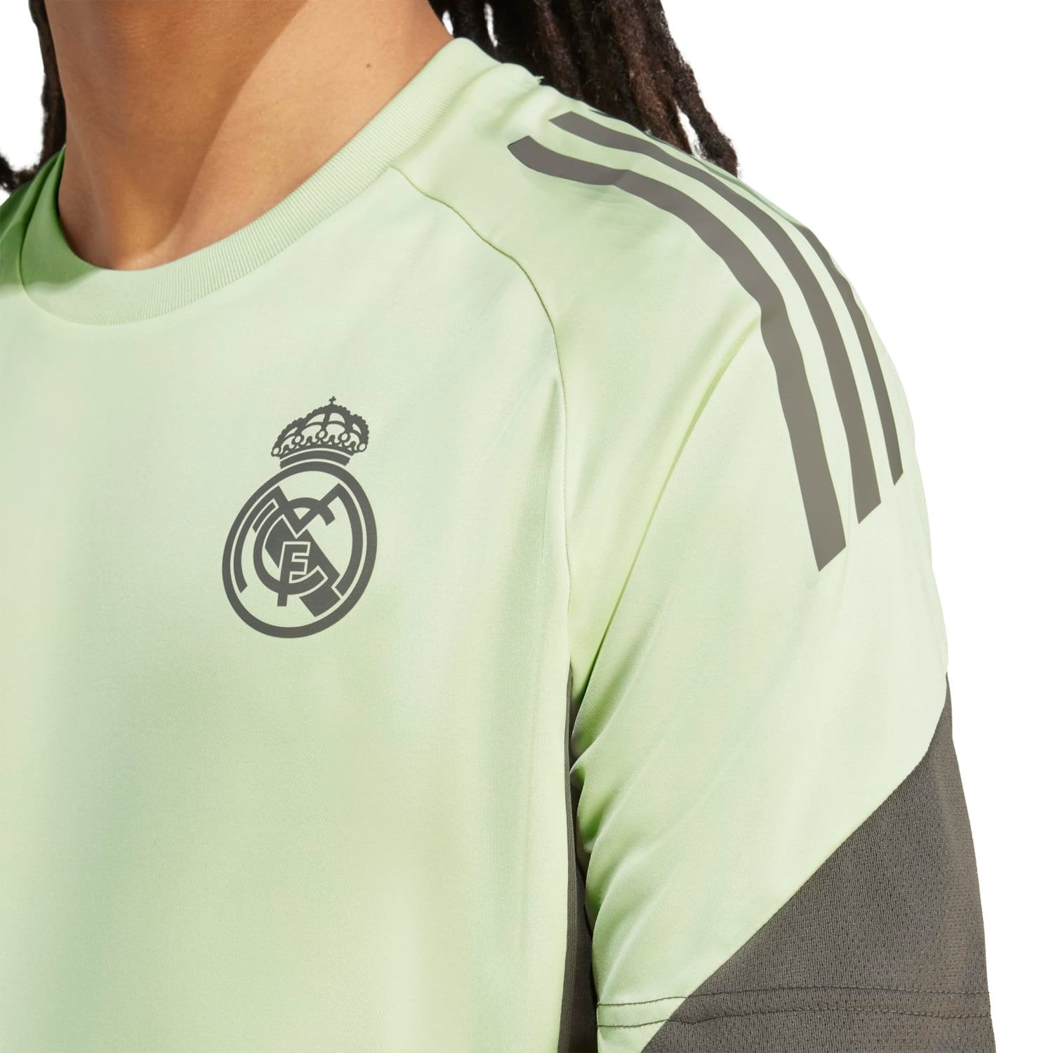 Mens adidas Training Shirt 25/26 Lime Green – Official Real Madrid