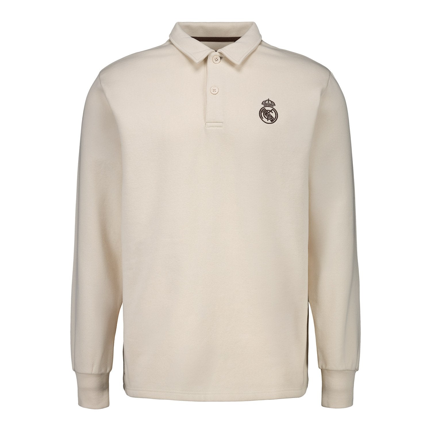Mens Classic Polo Sweatshirt Beige