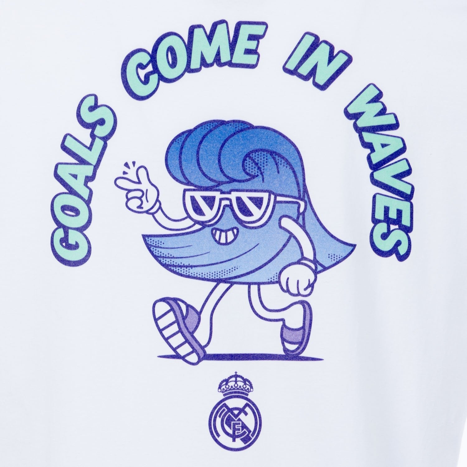 Mens Summer Wave T-Shirt White