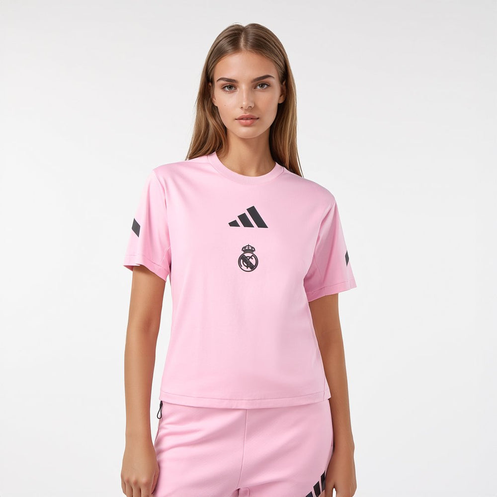 Womens adidas Real Urban T-Shirt Pink