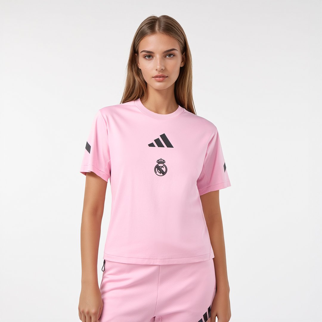 Womens adidas Real Urban T-Shirt Pink