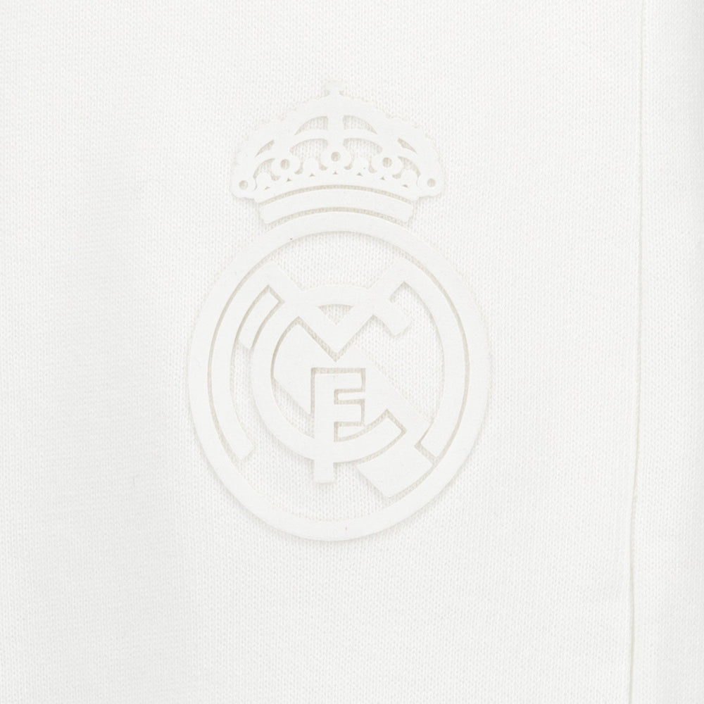 Mens Pastel Sweat Shorts White Real Madrid