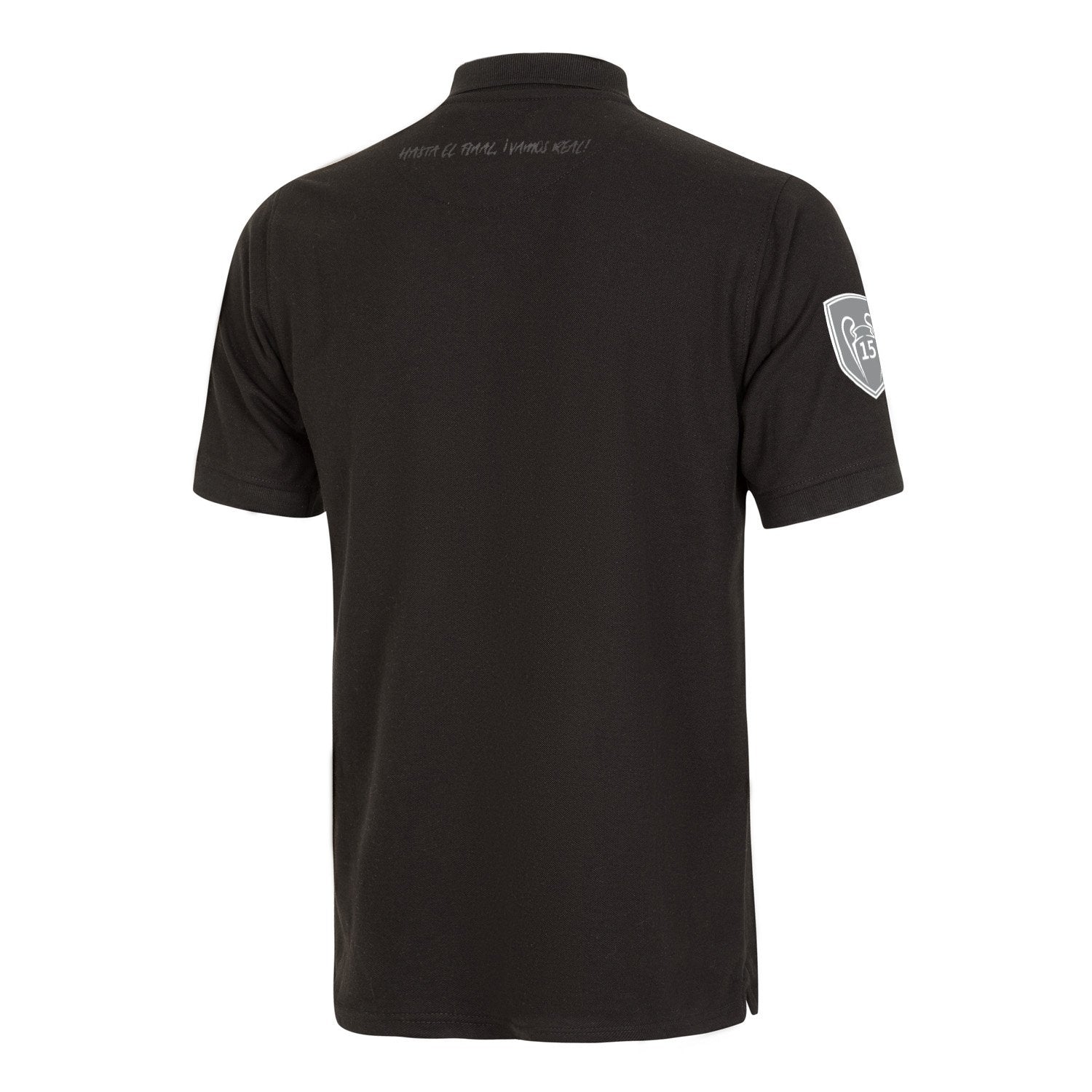 Mens Polo Shirt Black | UEFA Champions League 15 – Official Real
